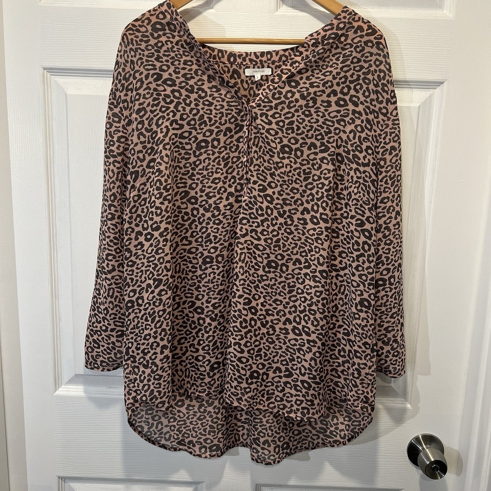 Maurice Plus Size 2 Leopard Print
